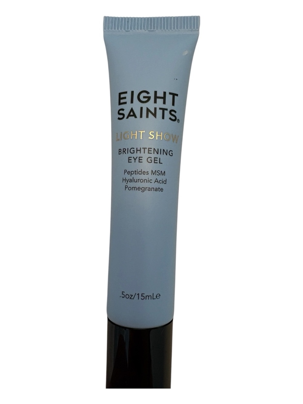 EIGHT SAINTS Light Show Brightening Eye Gel - New Full Size 0.5 oz / 15 mL